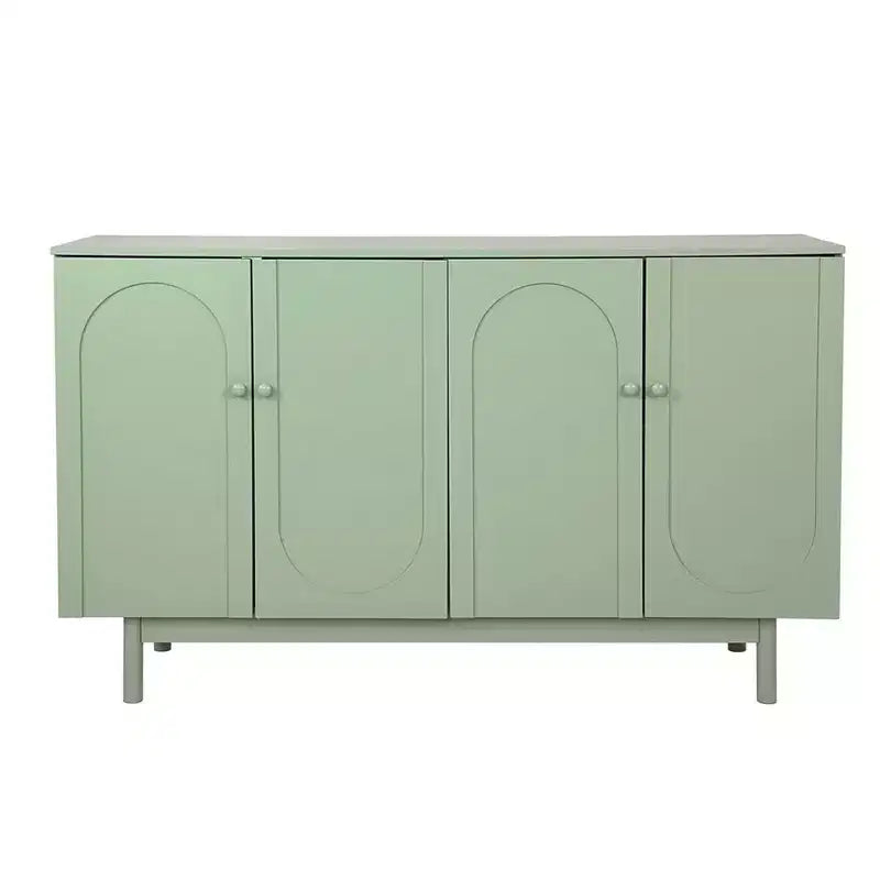 MDF Sideboard Cabinet with 4 Doors and Adjustable Shelf